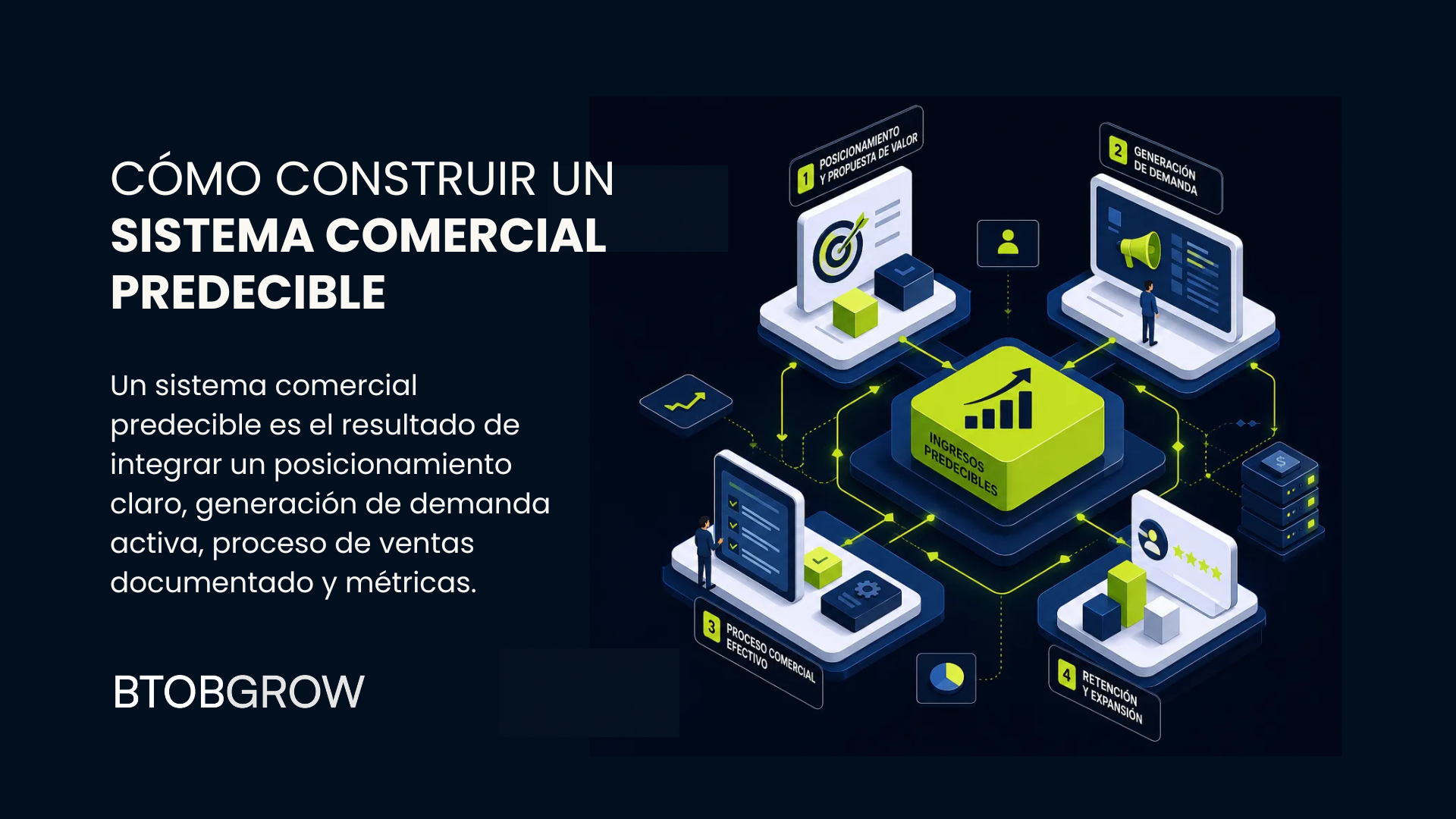 Cómo construir un sistema comercial predecible para empresas B2B